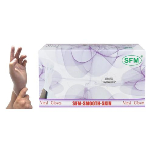 Сфм перчатки смотровые латексные нестерильные опудренные №50 пар р.L (8-9)