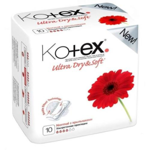 Котекс ультра прокладки гигиенические №10 драй софт нормал
