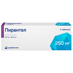 Пирантел таблетки 250мг №3