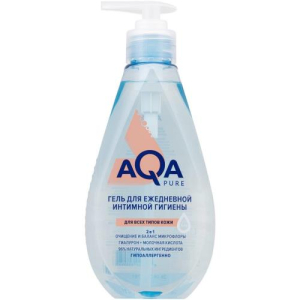 Аква пюр гель для интимной гигиены 250мл ежедн д/всех типов кожи