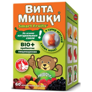 Витамишки био плюс пребиотик пастилки жевательные №60 бад