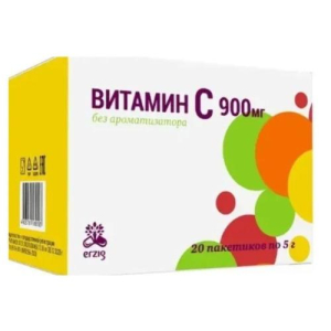Витамин с порошок 900мг 5г №20 б/ароматизатора