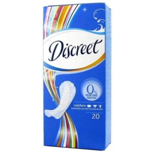 Дискрит аир прокладки ежедневные №20 мультиформ б/запаха