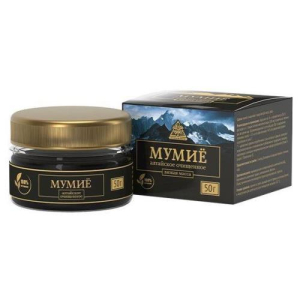 Алтайский нектар мумие 50г алтайское очищенное вязкая масса
