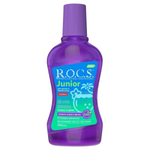 Рокс джуниор ополаскиватель для полости рта 250мл для детей и подростков