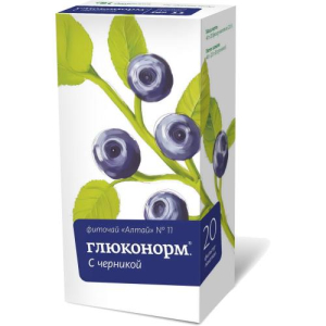 Алтай фиточай 2г №20 глюконорм с черникой №11