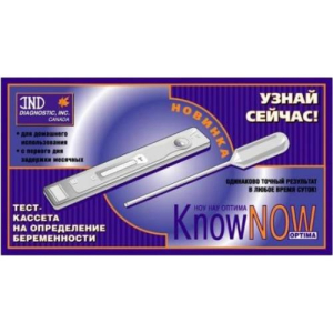 Кноу нау оптима тест-кассета д/опред. берем. [know now]