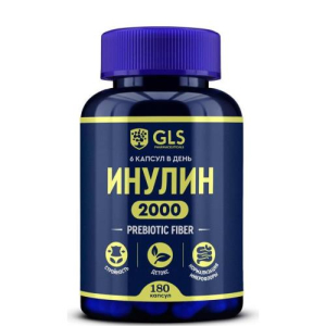 Джи эл эс инулин 2000 капсулы 370мг №180 бад