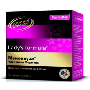 Леди-с формула таблетки №30 менопауза усил. формула