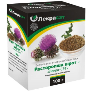 Лекра-сэт расторопша шрот 100г бад