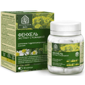 Фенхель экстр с ромашкой капсулы 630мг №30 бад