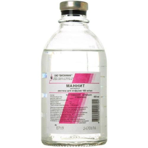 Маннит раствор для инфузий 150мг/мл 400мл №15