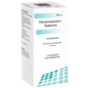 Метронидазол-эдвансд раствор для инфузий 5мг/мл 100мл
