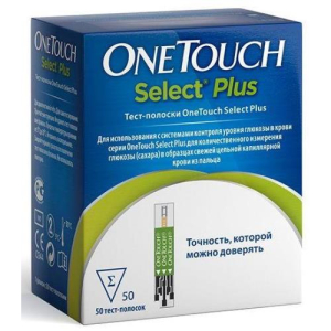 Уан тач селект плюс тест-полоска №50
