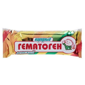 Гематоген народный плитка 40г детский