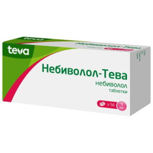 Небиволол-тева таблетки 5мг №56