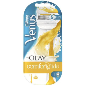 Жиллет венус олай станок бритвенный встроен. полоски с гелем + 1 сменная кассета жен.