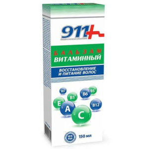 911 ваша служба спасения бальзам для волос 150мл витамин.  д/восстан. питан.