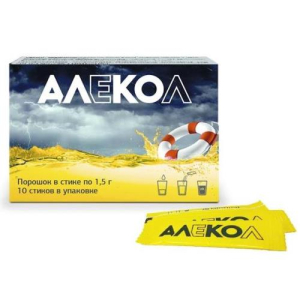 Алекол порошок 1.5г №10