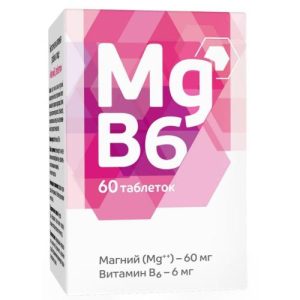 Магний b6 таблетки 817мг №60