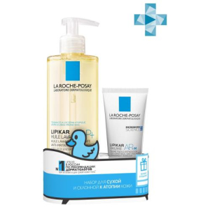 Ля рош-позе липикар набор (масло ар +  400мл + бальзам ар + м 75мл)