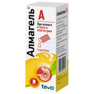 Алмагель а суспензия для приема внутрь 10мл №10