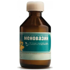 Меновазин раствор для наружного применения спиртовой 40мл