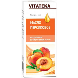 Витатека масло косметическое 30мл персиковое