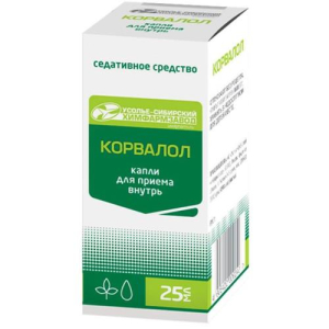 Корвалол капли для приема внутрь 25мл