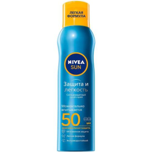 Нивея сан спрей 200мл с/защит легкость и защита spf50 +
