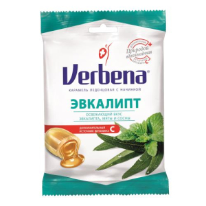 Вербена леденцовая карамель 60г начинка эвкалипт
