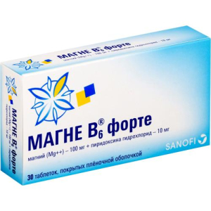 Магне b6 форте таблетки покрытые пленочной оболочкой №30 