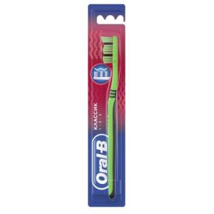 Орал би зубная щетка 1 2 3 классик средняя