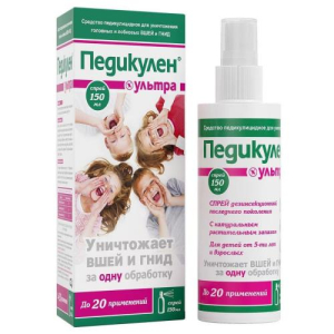 Педикулен ультра спрей 150мл от вшей и гнид