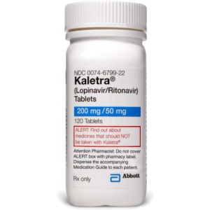 Калетра таблетки покрытые пленочной оболочкой 200мг + 50мг №120