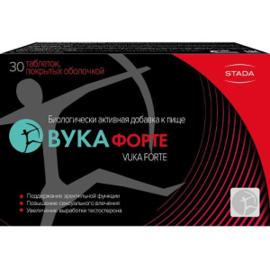 Вука форте таблетки покрытые оболочкой 1100мг №30 бад