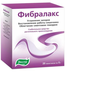 Фибралакс порошок для приготовления суспензии для приема внутрь 5г №20