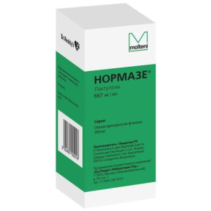 Нормазе сироп 667мг/мл 200мл в комплекте с мерным стаканчиком