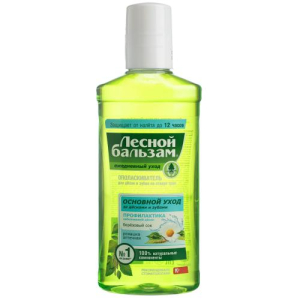 Лесной бальзам ополаскиватель для полости рта 250мл ромашка + березовый сок