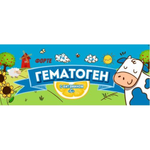 Гематоген форте с вит. с 40г. плитка /мясной край/