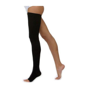 Центр компресс чулок компрессионный кругловязанный до бедра 3кл р 3 /арт чккв-цк/ черн
