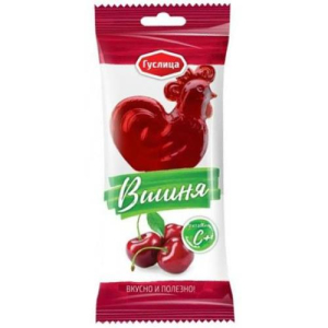 Гуслица леденцовая карамель 17г петушок цинк + вит с вкус вишни бад