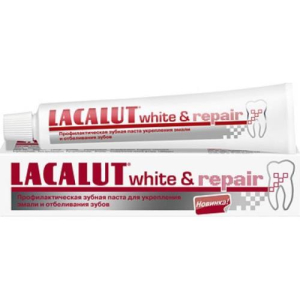 Лакалют вайт & репер зубная паста 75мл