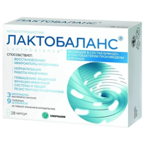 Лактобаланс капсулы 378мг №28 бад
