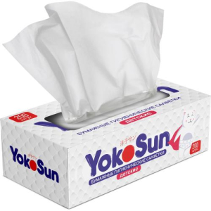 Йокосан салфетки бумажные №200 детские гигиенические  [yokosun]