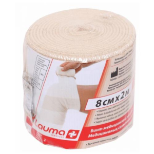 Лаума бинт медицинский эластичный вр 8смх2м