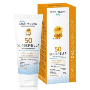 Дермедик беби санбрелла крем для лица 50мл с/защитный spf 50