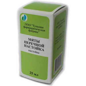 Мяты перечной настойка 25мл/тфф