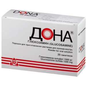 Дона порошок для приготовления раствора для приема внутрь 1500мг №20 