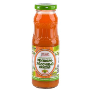 Стэлмас нектар морковь + яблоко 0,25л. [stelmas]